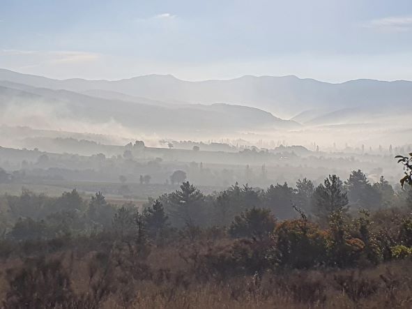 Tôt le matin, haute vallée de l'Ouvèze